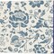 Floral Toile by Wild Apple Portfolio 14" x 14" Canvas Wall Art (Set of 2)